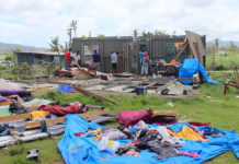 피지, 태풍 피해지역 가다