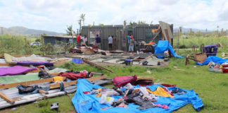 피지, 태풍 피해지역 가다