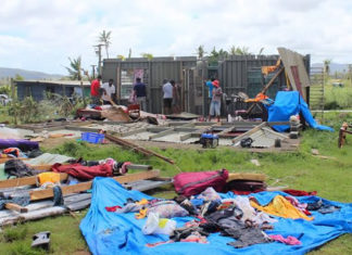 피지, 태풍 피해지역 가다