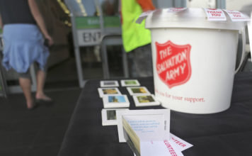 뉴질랜드 구세군 자선냄비