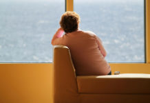 죄책감에 빠진 우울한 크리스천