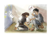 발을 씻겨주는 예수의 사랑