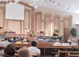 미국교회를 방문하여 사역보고 및 기도 후원 요청