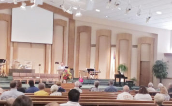 미국교회를 방문하여 사역보고 및 기도 후원 요청