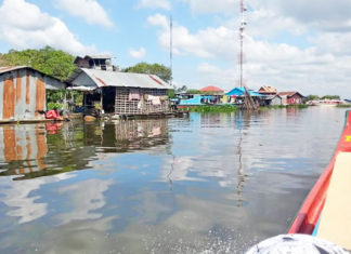 수상마을에서 만난 선교사 모녀