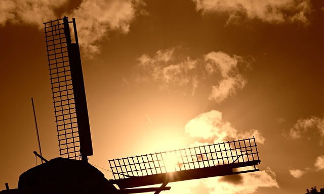 풍차 방앗간 돌리시는 하나님