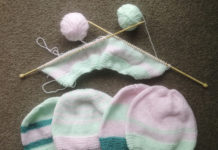 평강교회 여전도회 모자뜨기