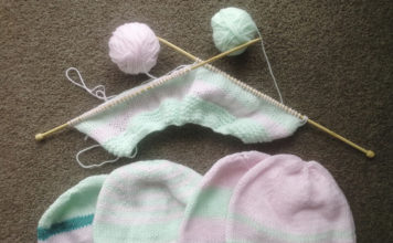 평강교회 여전도회 모자뜨기