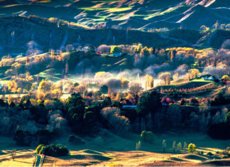 가을을 품은 마을