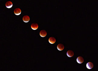 지구에서 달이 붉게 보이게 되는 적월( 赤月, Blood Moon)