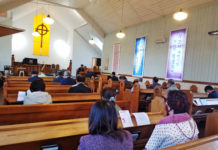 오장연과 오한협 주최 조찬기도회