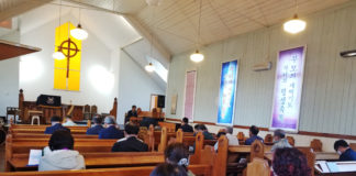 오장연과 오한협 주최 조찬기도회