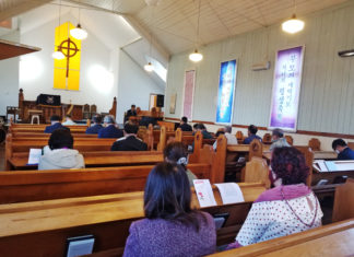 오장연과 오한협 주최 조찬기도회