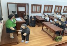 교실 풍경 Classroom scene