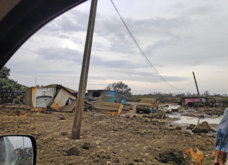 통가 해저 화산 대폭발로 인하여 심각한 재난 당해