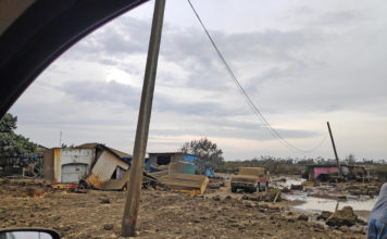 통가 해저 화산 대폭발로 인하여 심각한 재난 당해