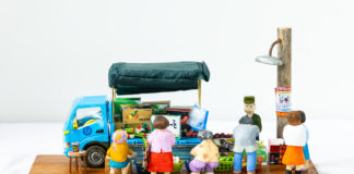 이동 야채 트럭