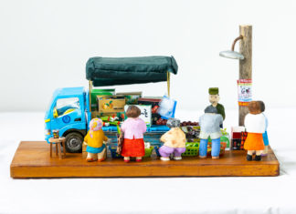 이동 야채 트럭