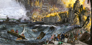 “신이 있다면, 성당은 무너뜨리고 집창촌은 살린 이유는 무엇인가?”