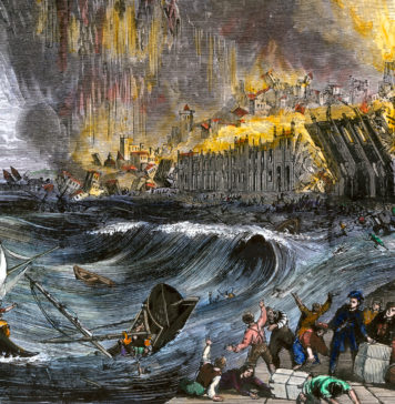 “신이 있다면, 성당은 무너뜨리고 집창촌은 살린 이유는 무엇인가?”