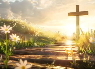 “For us who believe in him 우리도 위함이니…”