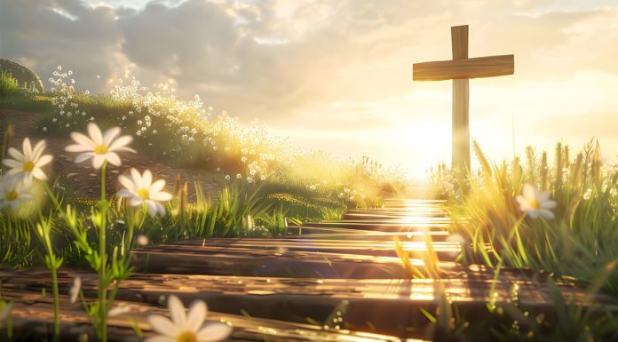 “For us who believe in him 우리도 위함이니…”